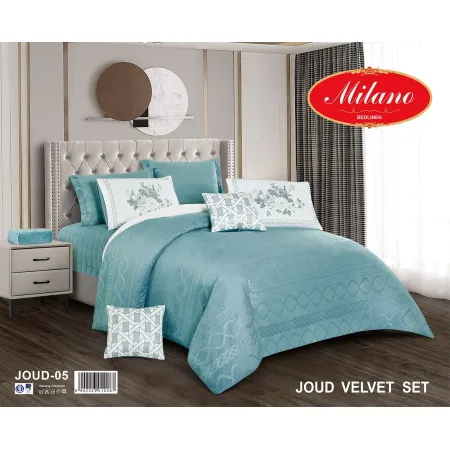 Milanobedlinen Comforter Joud Velvet Single 4pcs Set